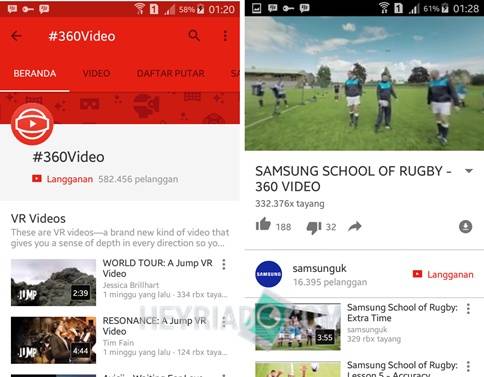 2 Cara Asyik Nonton Video YouTube 360° Di Android - Cara2BNonton2BVideo2B3602Bdi2BAndroid